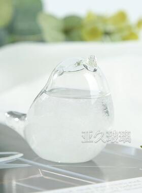 创意天气预报迷你小鸟风暴玻璃工艺礼品家居公室摆件定 制