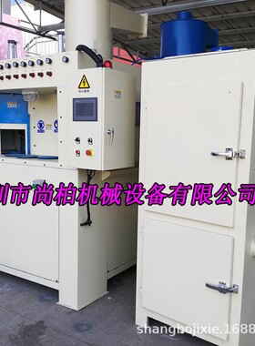 盘类四方体型材玻璃瓶蒙砂用间歇式转盘自动喷砂机效率高厂家