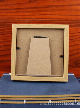 顺风顺水顺财神中空框财神到相框小摆件沙金元宝装饰桌面招财摆台