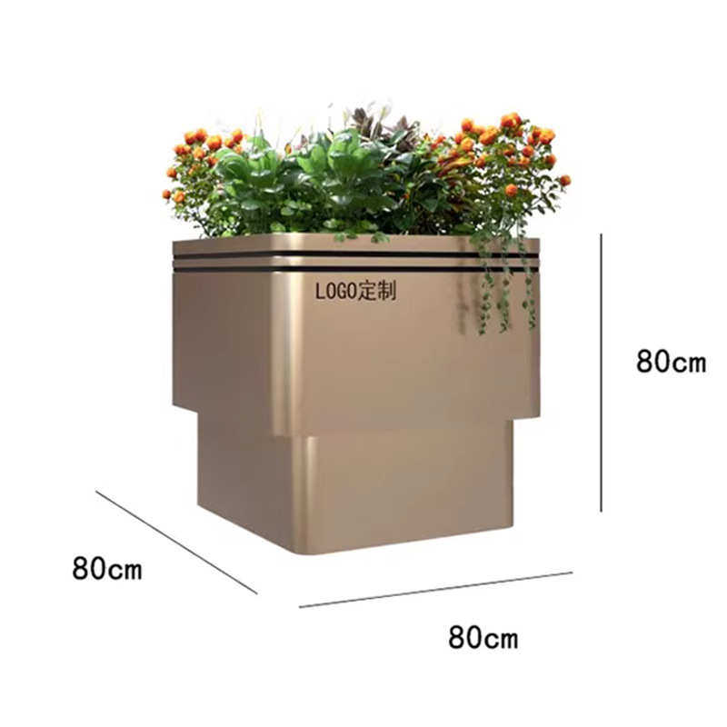 厂家直销不锈钢花箱户外商业街景观种植隔断长方形镀锌板花槽,淘宝优惠券,粉丝福利购,淘宝优惠卷