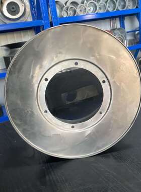 厂家直销铝焊接叶轮配件防爆叶轮工业循环冷却机电机制冷设备风轮