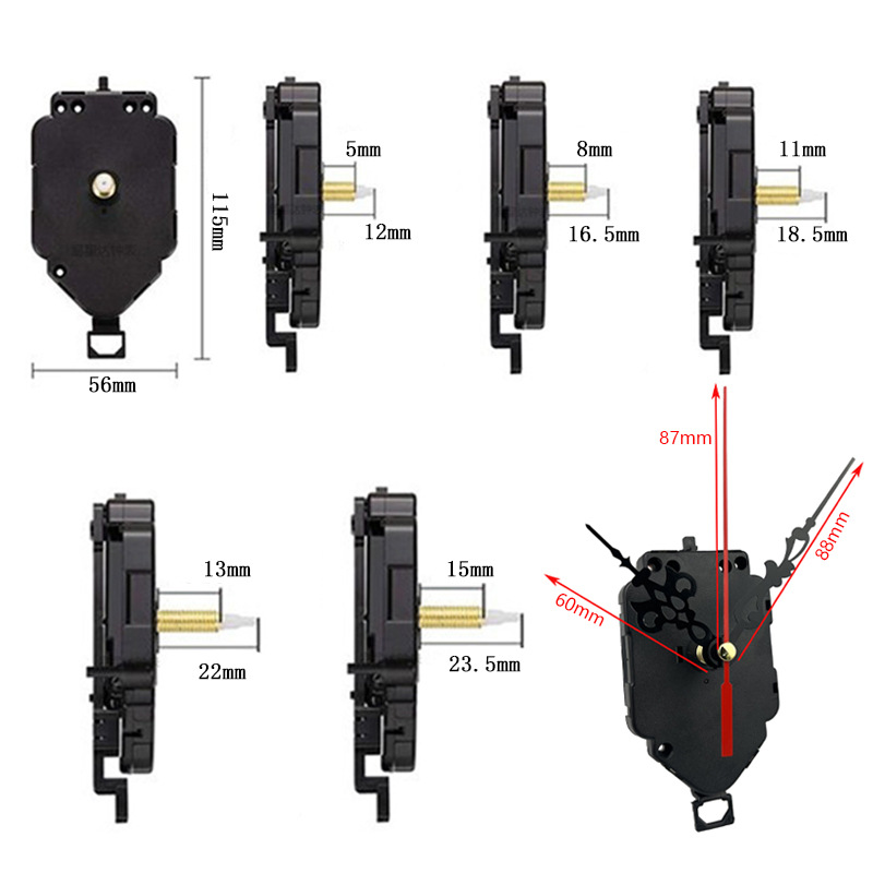 EBAY+Amazon 热卖静音6168摇摆挂钟机芯DIY摆钟配件家用维修机芯 - 图2