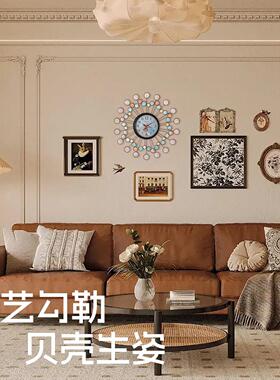 北欧现代创简约表钟表挂钟psk18040时钟客厅意时尚个性家用表挂墙
