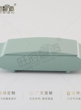 钢琴烤漆首饰盒轻奢摆件样板房衣帽间化妆台收纳盒展示架装饰盒