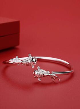 High quality 925 Stamp Silver color Original goldfish