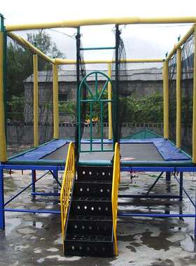 商用蹦蹦床家用儿童室内小孩成人户外健身幼儿园带护网大型跳跳床
