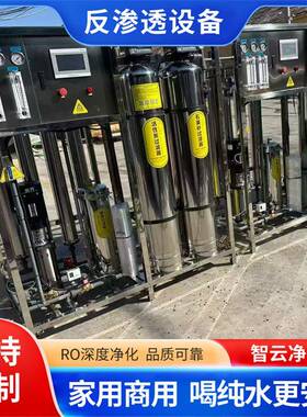 反渗透设备全自动饮用水净水设备水库河水过滤净化装置原水处理