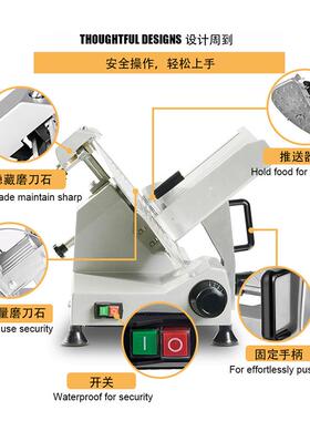 JK半自动商用支持跨境切肉片机肥牛肥羊卷机器厂家直出手动切片机