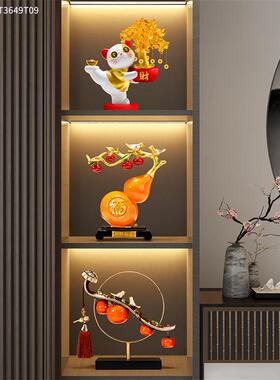 正品柿柿意葫摆件轻奢高档厅招财芦酒柜装饰搬家如礼物乔迁新客居