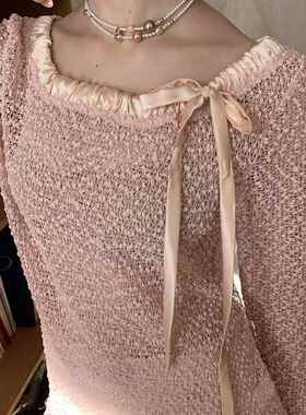 《米兰玫瑰》香槟粉色巴洛克天然珍珠双层项链