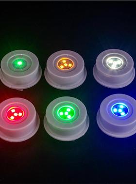 创意红酒白酒瓶展示专用水晶灯座单白光充电款水晶发光灯底座刻字