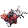 Potato morel soil covering machine, trenching and soil cultivation, hand-held micro tillage machine