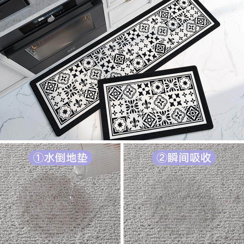 Dajiang floor mats, hotel kitchen special thickened high-grade floor mats, non-slip, waterproof, wipeable, washable, moisture-proof long carpets
