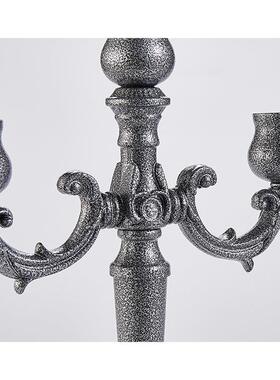 北欧3头烛台摆件ins风 家用现代简约多头金属烛台candle holder