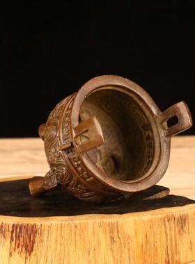 西周大克鼎圆鼎彷古青铜器工艺家居装饰收藏小摆件洛阳英爵烟云涧