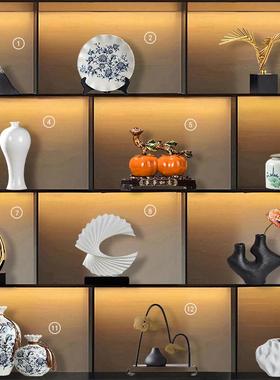 正品新中意式创轻奢高档客柜厅酒摆件家居饰品电视玄柜办公室关装