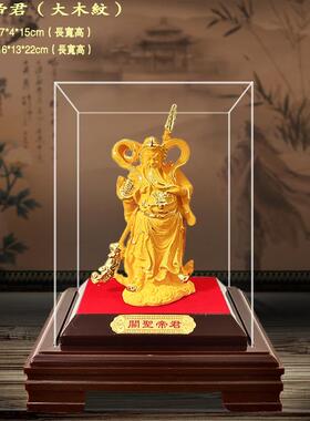 高档沙金摆 沙金绒工艺礼品摆饰 关公公办公家居店铺司 文昌竹开