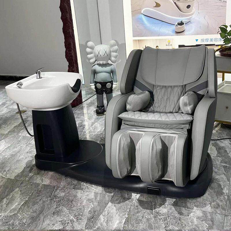 Intelligent electric massage hair care chair multi-functional rotating shampoo bed beauty shop hair salon scalp care chair Xinsheng