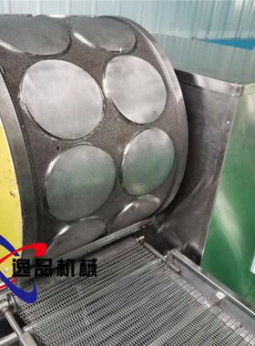 山东五香肉卷蛋皮机滚筒圆形金丝蛋卷皮机器逸品烤鸭饼机一键启动