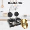 Electric double-head waffle oven, commercial five-center waffle maker, double-sided heating scone machine, heart-shaped crepe waffle maker