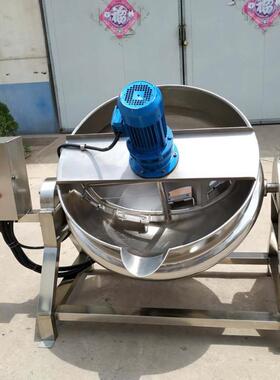 全套枇杷膏生产流水线设备自动电磁加热搅拌炒锅工业用炒锅机器