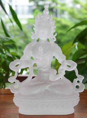 正品禅悦佛古法琉璃刚萨埵金贴金送佛像家居供奉家用桌面摆件艺日