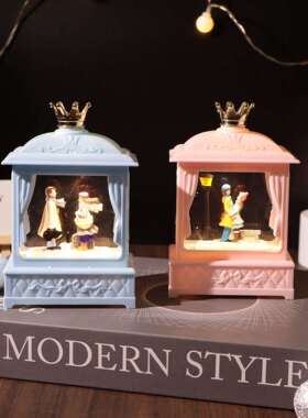 冬日恋歌风灯厂家直销 客厅卧室少女房音乐灯光氛围装饰品摆件