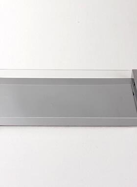 现代极简金属亚克力托盘样板间售楼处展厅设计师装饰品收纳盘摆件
