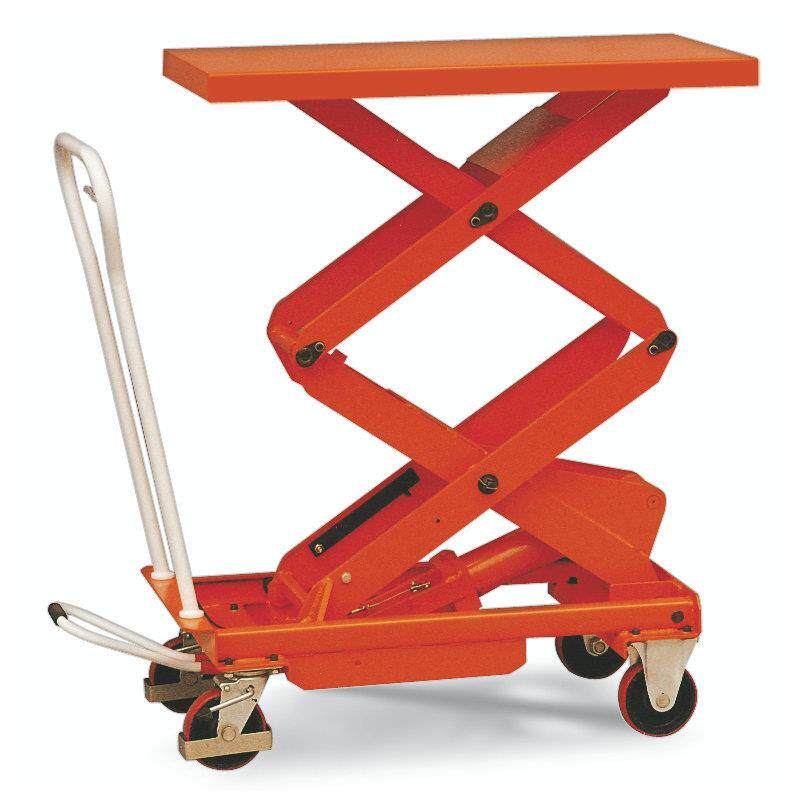 Large table foot-operated hydraulic lifting platform scissor-type mobile electric mold handling lifting platform
