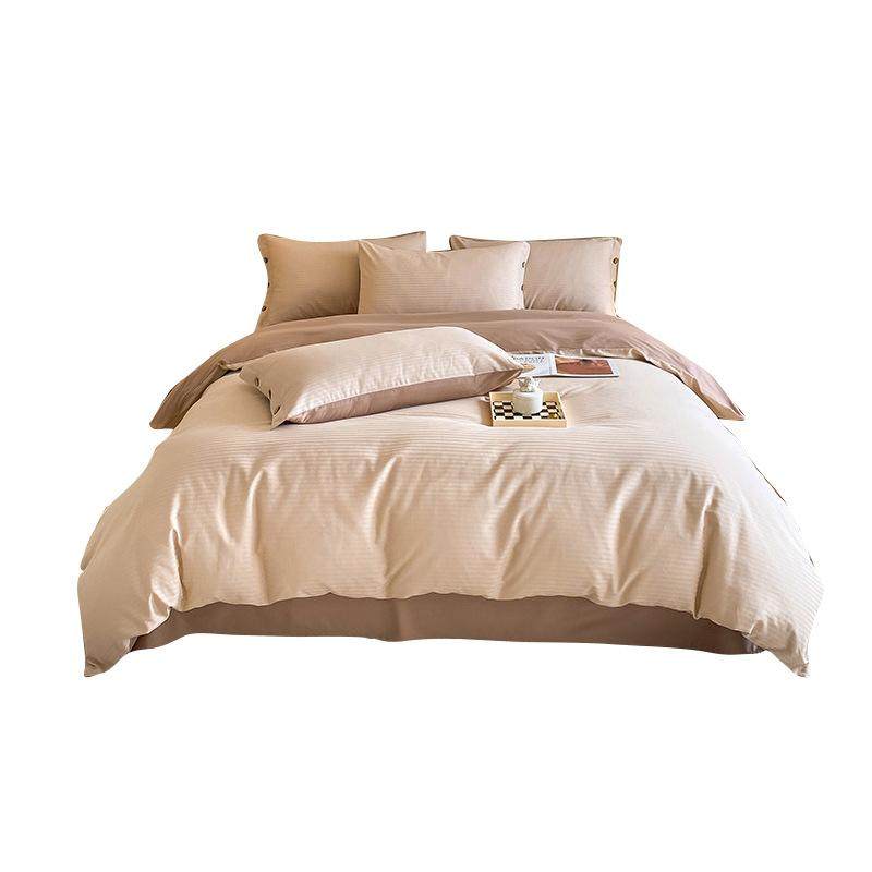 60支长绒棉被套单件秋季提花贡缎纯棉被罩三件套宿舍单人被套,淘宝优惠券,粉丝福利购,淘宝优惠卷