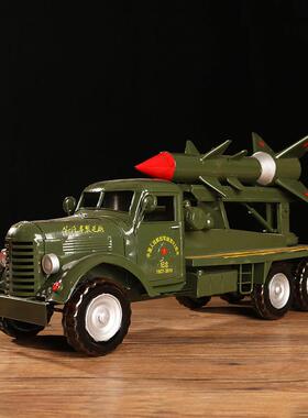 覆古怀旧铁艺解放车军车红酒架展示架摆件饭厅酒吧装饰品道具模型