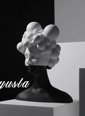 简约复古客厅视落地大摆件玄关柜件售处楼酒店别墅TB-63709电柜摆