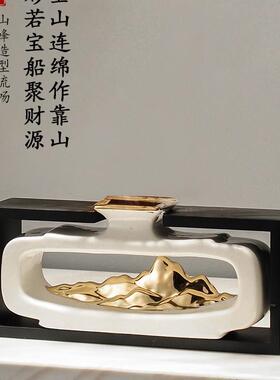 艺术65574129艺品级档轻奢办工公高室装饰品家摆里样板房间书架酒