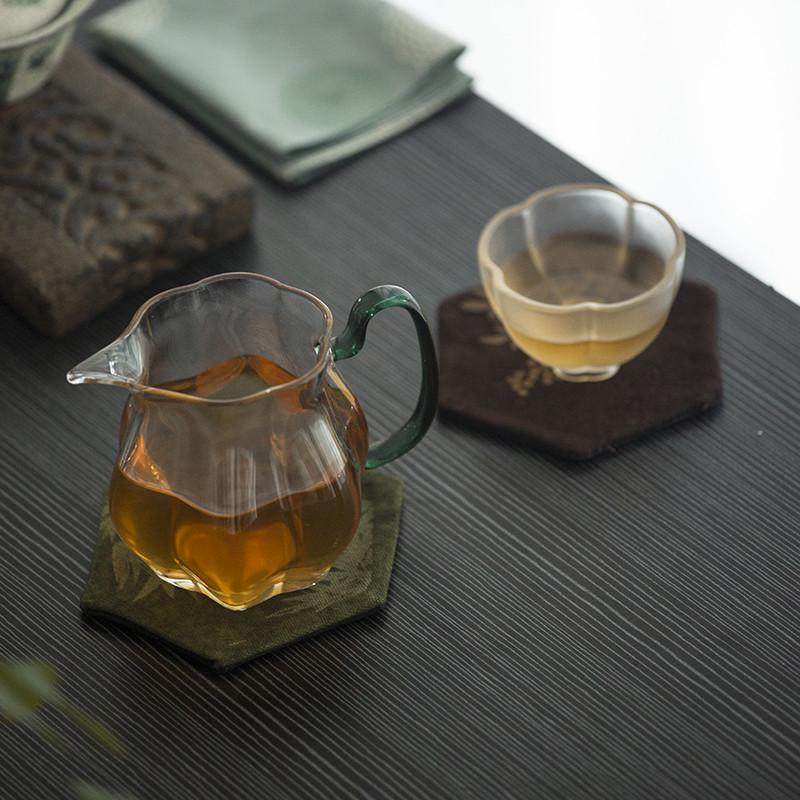 慕兮手工扎染烧花杯垫覆古功夫茶具配件创意茶杯托家用垫隔热茶垫,淘宝优惠券,粉丝福利购,淘宝优惠卷