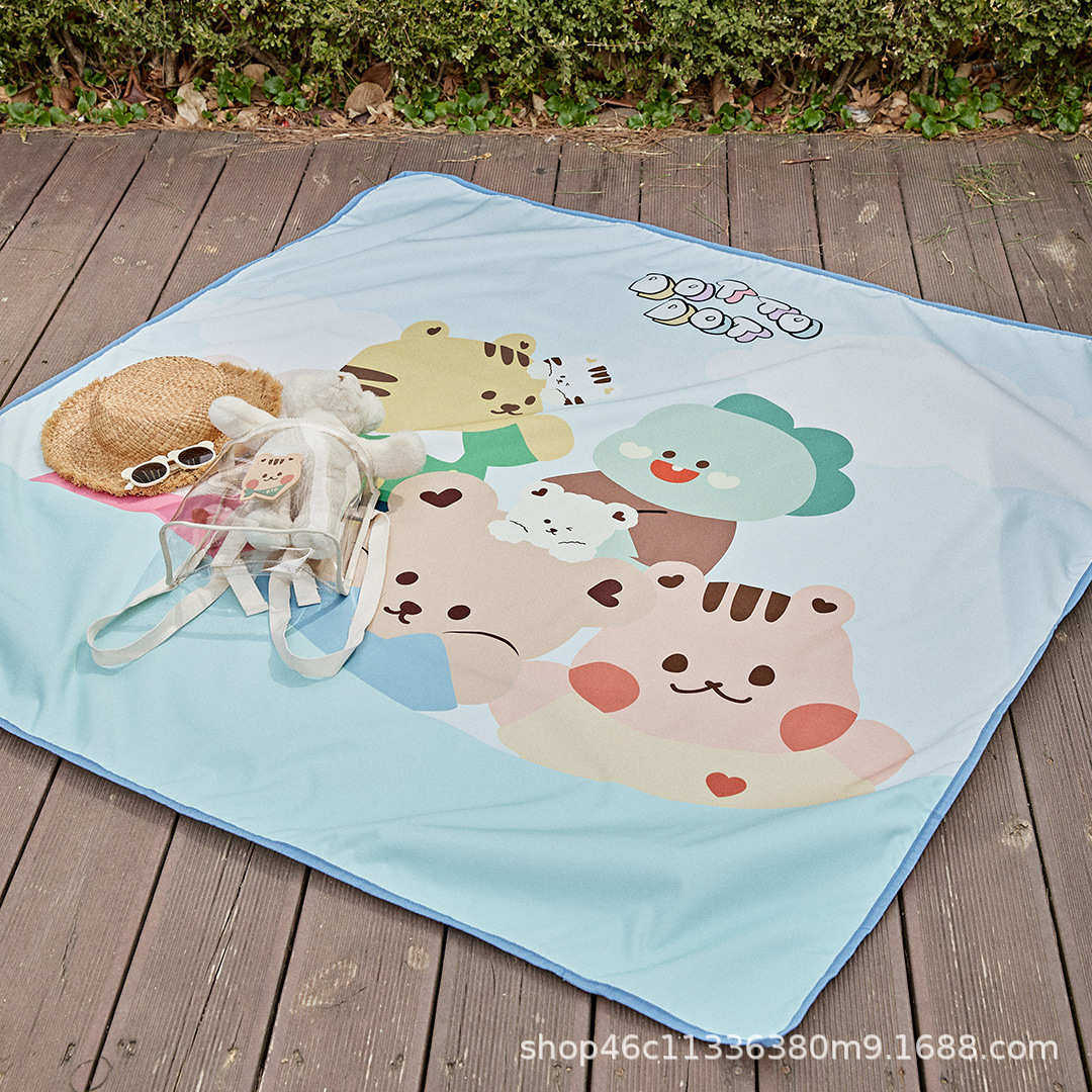 ins可折叠户外野餐垫便携式露营桌布野餐地垫旅行防水防潮草坪垫,淘宝优惠券,粉丝福利购,淘宝优惠卷