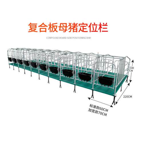 母猪养殖复合定位栏热镀锌产床限位栏养猪畜牧设备机械 - 图2