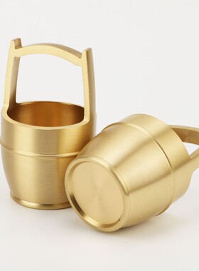 厂家黄铜一桶金摆件家居办公室桌面装饰摆件一桶金工艺品礼品