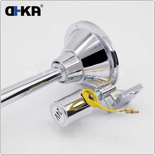 DHKA亚冠-AS037现货640mm单管圆口气喇叭12V/24V电控卡车货车气喇 - 图2