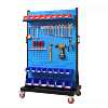 Hardware tool rack material rack cart combination wall movable hole plate finishing hook display hole plate