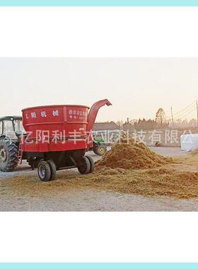 圆盘式稻草捆粉碎机设备 大型全自动干湿青储粉碎机设备 厂家供应