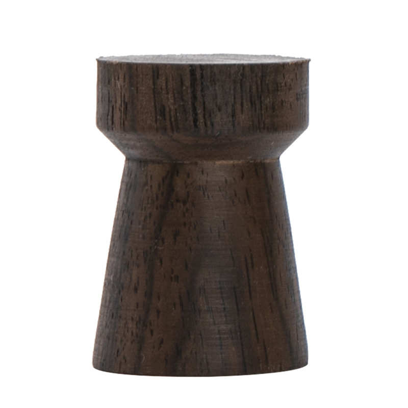 Sandalwood lid lid holder handmade wabi-sabi style tea tray ornaments Chinese Kung Fu tea set accessories household teapot holder