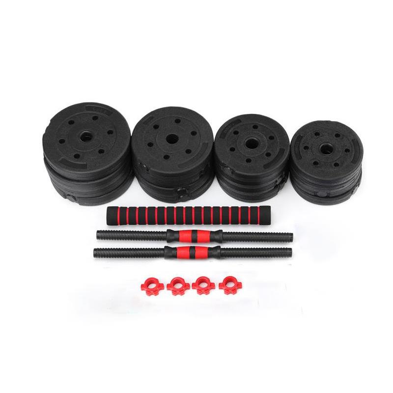 Removable rubberized dumbbell men's full weight dumbbell sports equipment barbell dumbbell