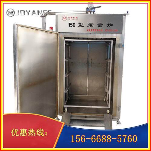 东北100型红肠烟熏炉巨鹿香肠烟熏机熏豆干机器设备腊肉烘干炉厂 - 图0