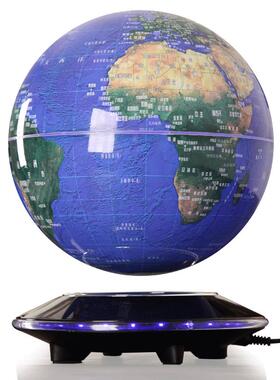 磁浮地球仪办公桌摆件办公室装饰创意生日礼物高端商务摆件家居
