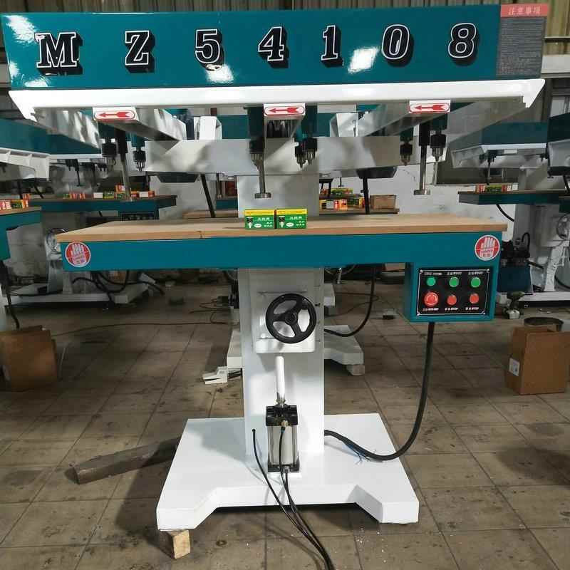 木工机械设备群钻气动立式多轴木工钻床多头钻立式钻打孔机 - 图0