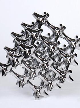 板简约EEK现代几何层叠魔方树脂立方体摆摆件样间书房面桌软装饰