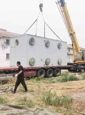 生物滤池生活污水净化设备工业废气防污除臭装置玻璃钢生物除臭箱