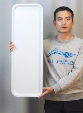 超大号长方形塑料花盆托盘阳台晾晒衣架接水盘底座多肉盆细长垫子