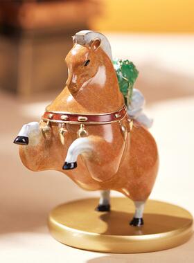 朱秉仁青铜马将发财装饰家庭办公室桌面装饰开幕节日礼物