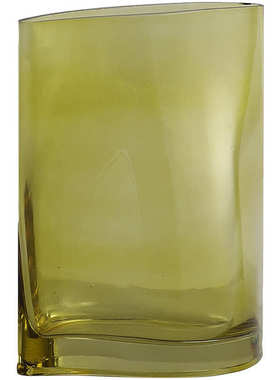 简约家居透明装饰品样板间摆件博客厅花瓶玻璃现代不规则桌面西